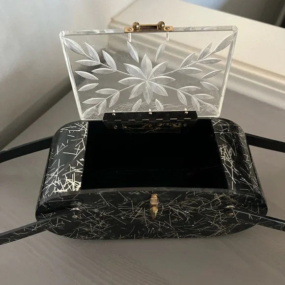 Florida Handmade Made in Miami Lucite Vintage Purse - Picture 3 of 11